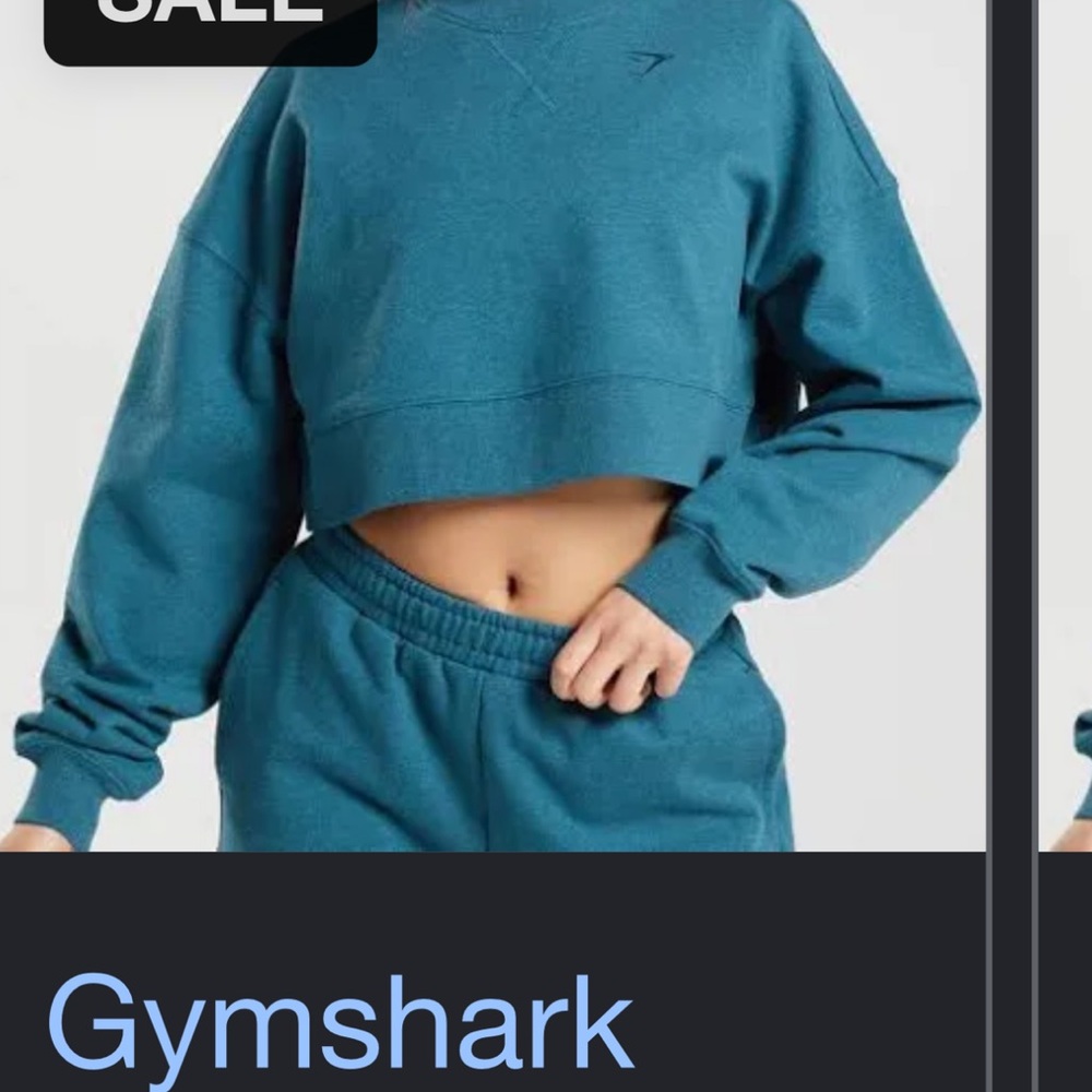 Never worn gymshark cropped long sleeve - Picture 3 of 3